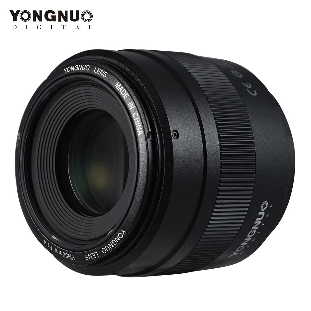 YONGNUO Lens YN50mm F1.4 Standard Prime Lens Large Aperture Auto Focus Lens for Canon EOS 70D 5D2 5D3 600D DSLR Camera YN50mm