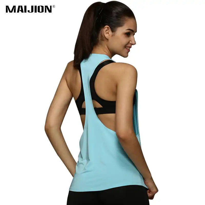 backless workout shirts
