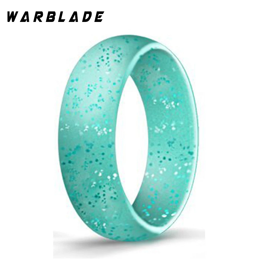 4-10 Size Food Grade FDA Silicone Finger Ring 5.7mm Hypoallergenic Crossfit Flexible Sports Rubber Rings For Men Women 7pcs/set 5