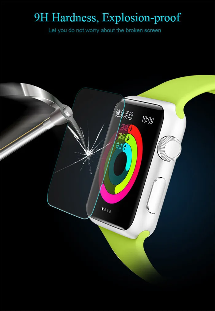 3D Arc Edge закаленное стекло для Apple Watch 1 2 3 4 iwatch 38 42 44 40 мм 38 мм 40 мм 42 мм 44 мм Защитная пленка для экрана