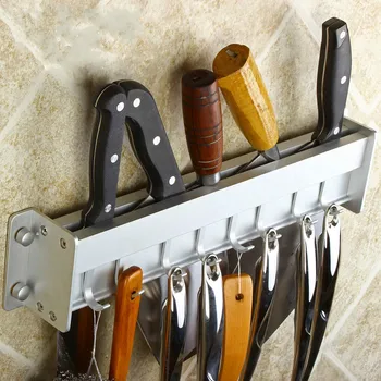 

Space aluminum kitchen knife rack shelf storage supplies pendant shelf shelf LU50320