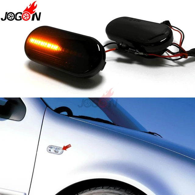 US $13.49 For VW Golf 3 4 MK3 Jetta MK4 Bora Passat 3B Polo 6N 9N Sharan Vento Side Fender Warning Indicator 