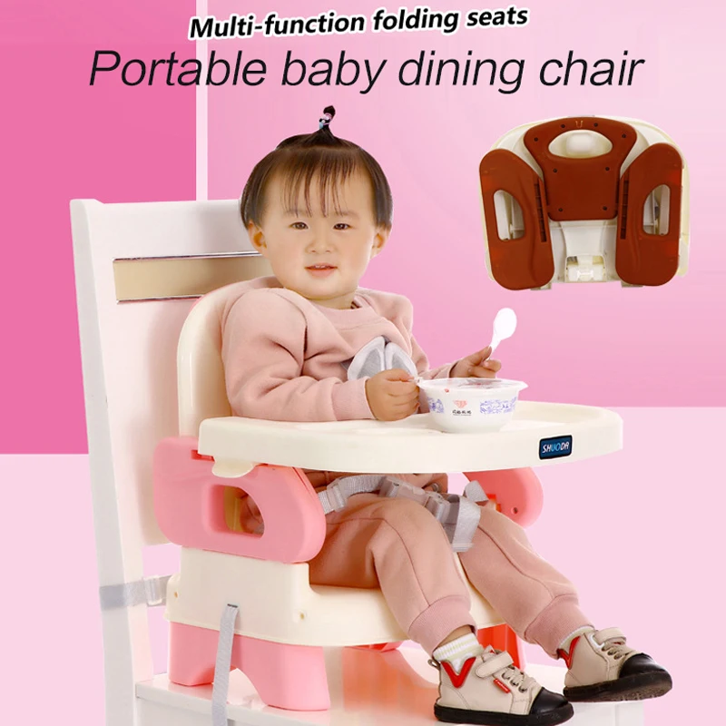 Medoboo Portable Baby Chair Feeding Table Baby Dining Chair Children Eating Seat Adjustable Folding Infant Dinner Table 30