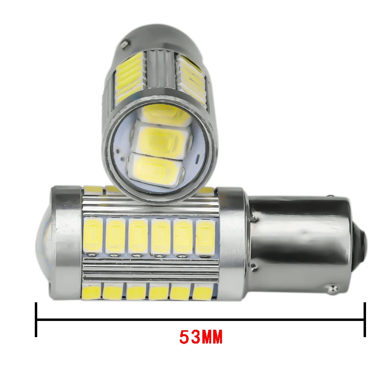 2 шт автомобилей Стайлинг авто светодиодный 1157 1156 BAU15S 5630 5730 33SMD автомобиля