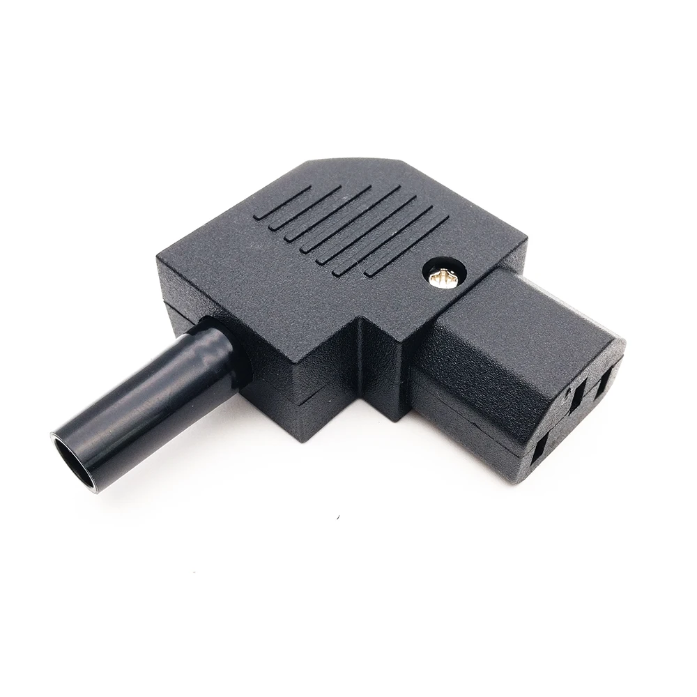

IEC C13 Right Angle Rewirable Horizontal Connector 125V-250V C13 90 Degree Plug