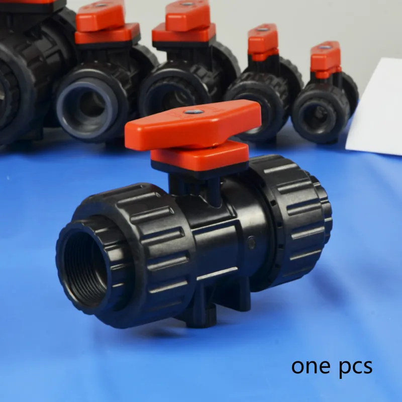 

UPVC Ball Valve Union UPVC Double Union Ball Valve Female Thread PVC Ball Valve Manual ball valve Ceramic Core DN15 DN20 DN25