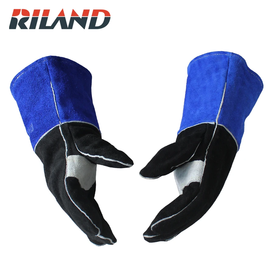 

RILAN Cowhide Welders' Working Gloves Insulation Safety Protection