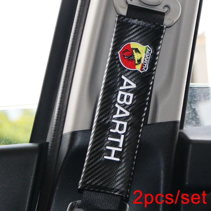 

Car Styling Seat Belt Cover Pad fit for fiat punto abarth 500 stilo ducato palio bravo doblo Car-styling