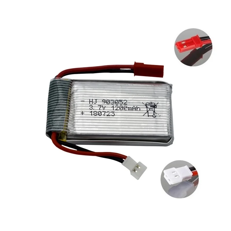 3 7 v 1200mAh lipo батарея и зарядное устройство для Syma X5 X5SW X5SC M18 H5P H11D H11C T64 T04 T05 F28 F29 T56 T57