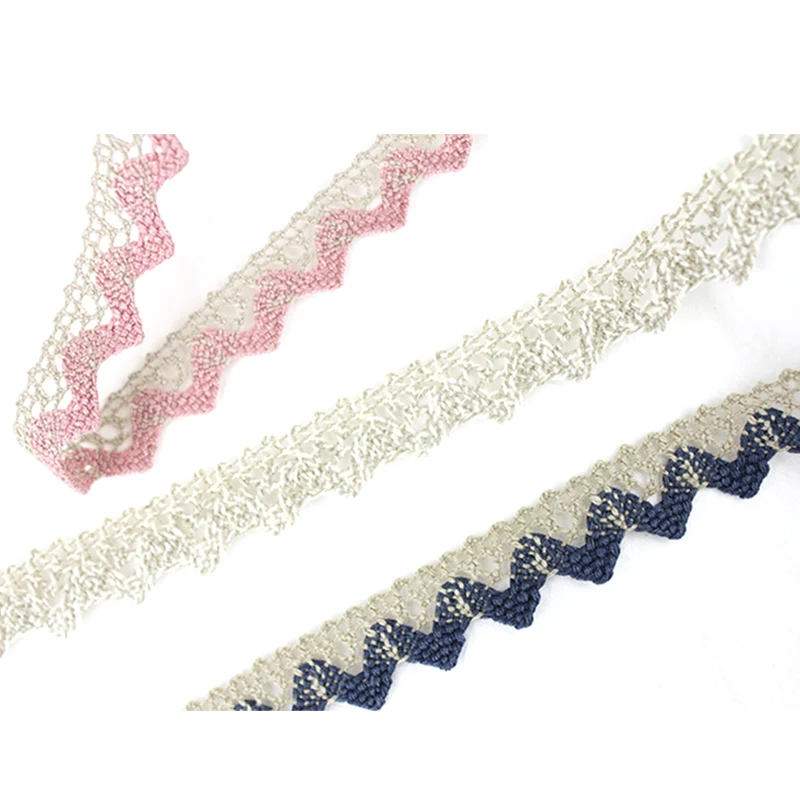 

IEMESA Lace Tape DIY Apparel Sewing & Fabric cotton different type and color Lace Trimming Gift Packaging Lace Ribbon
