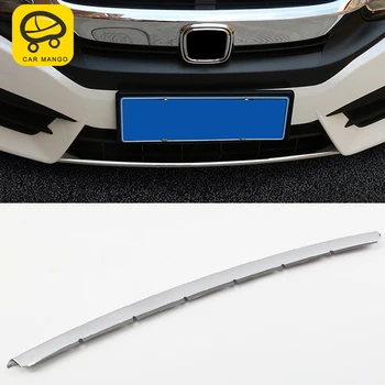 

Car Man Go For honda civic 10th 2016-2018 Auto Car-styling front bumper trim cover sticker Exterior Accessories