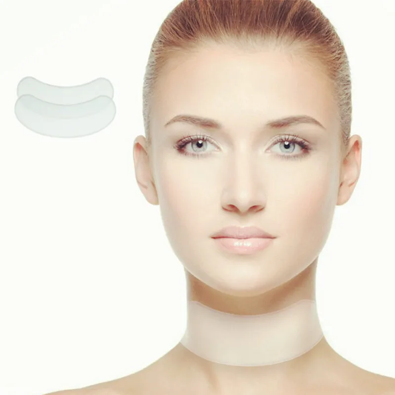 Anti Wrinkle Silicone Skin Care Medical Neck Pad Neck Tape Reusable for