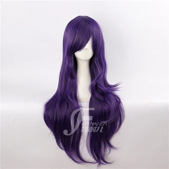 

LOL women role play Annie Hastur cosplay wig he Dark Child long purple hair wig costumes