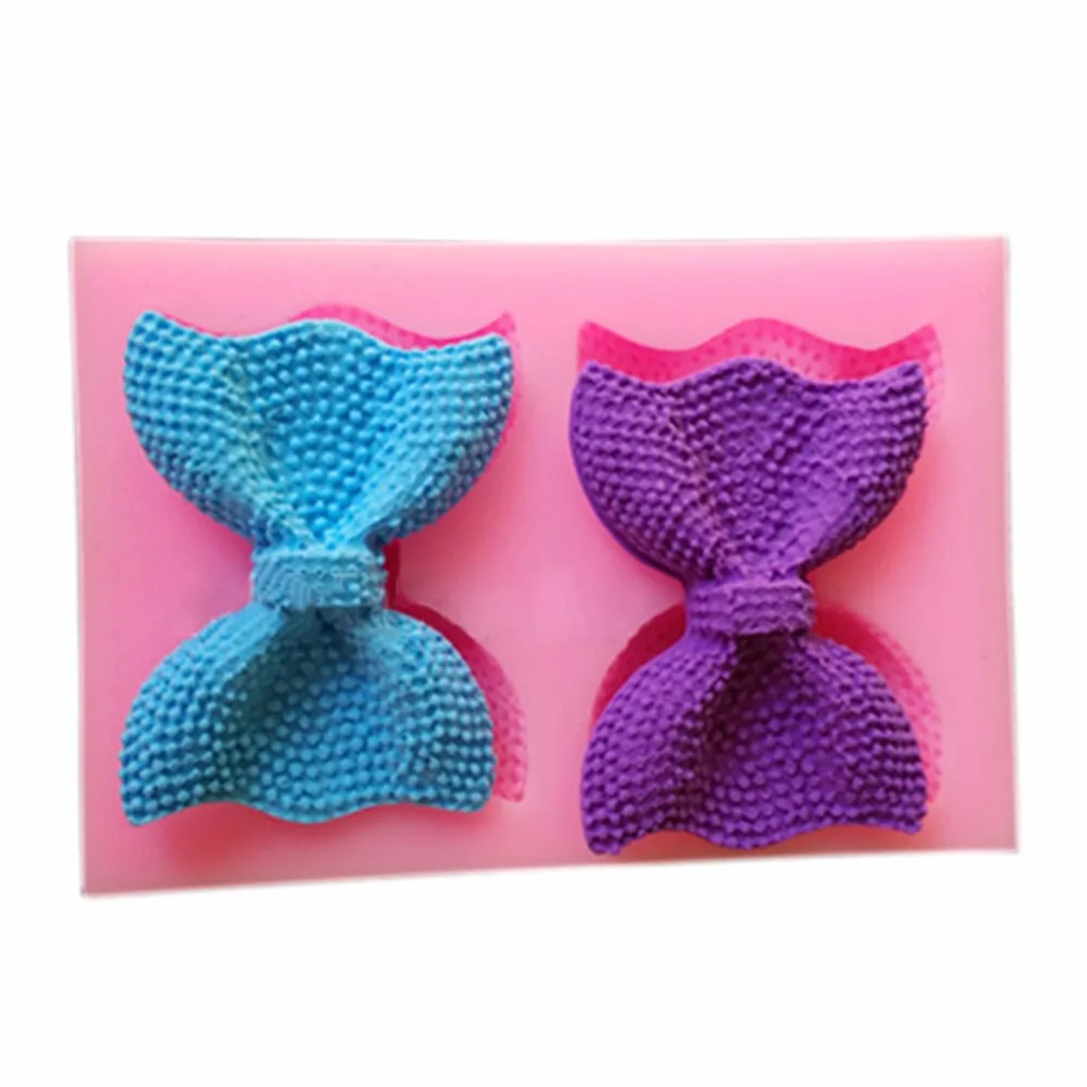 

3D Bowknot Shape Silicone Mold Cake Decorating Fondant Soap Mould Sugar Craft Tools Cake Baking Tools Kitchen Accessories