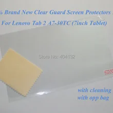 100 шт. для lenovo A7-30TC планшет Защитная пленка мягкий Сверхтонкий прозрачный Экран протекторы для lenovo Tab 2 A7 30TC