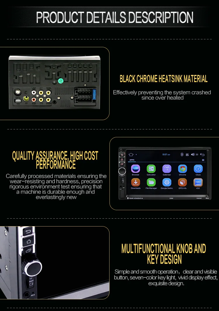 Flash Deal Car Radio High Definition 7 Inch Touch Screen Car Bluetooth MP5 Player Car Double Spindle MP4 Navigation Integrated Machine 16