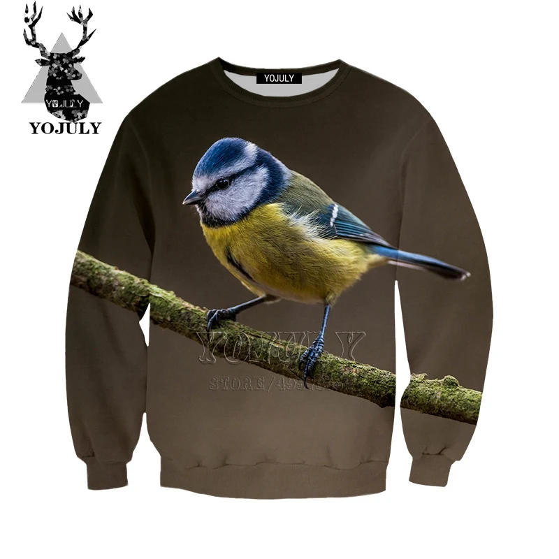 YOJULY New Lovely tits Animal harajuku 3D print Kids Sweatshirt Boys Girls Teens New children Clothes Top Print long Sleeve SW74 - Цвет: 3