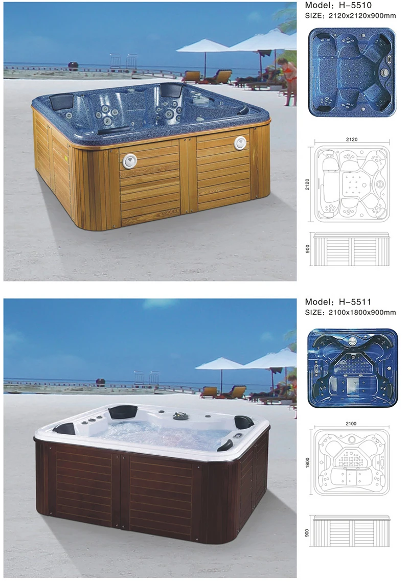 outdoor hot tub spa on High Quality 6 Person Outdoor Hot Tub Whirlpool Spa Tubs For Sale Aliexpress