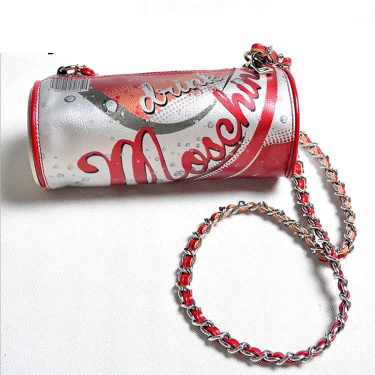 

New Fashion Lady Creative Cans Bag 2019 Single Shoulder Chain Handbag High Quality Shoulder Bag Pillow Personality Clutch Trend