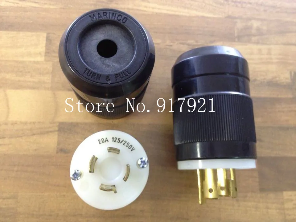 

[ZOB] The United States MARINCO TURN PULL 20A 125/250V high Ma Lian Industrial plug genuine original --5PCS/LOT