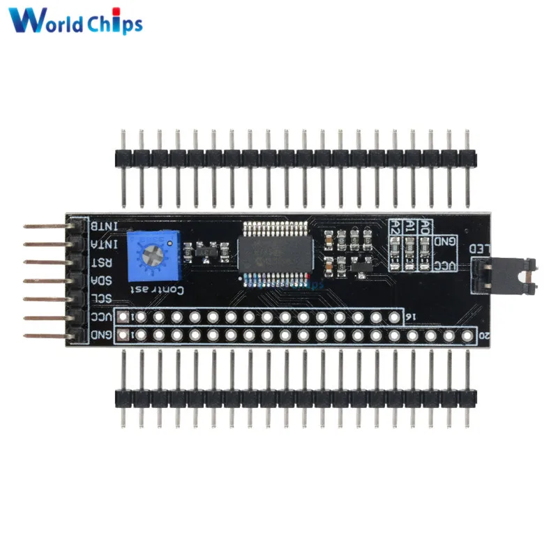 MCP23017 5 в 1602/2004/12864 модуль драйвера ЖК дисплея I2C IIC последовательный интерфейс