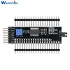 MCP23017 5 V/1602/2004/12864 LCD Módulo de controlador de I2C CII adaptador de interfaz Serial Junta ajuste de contraste con pines para Arduino ► Foto 1/6