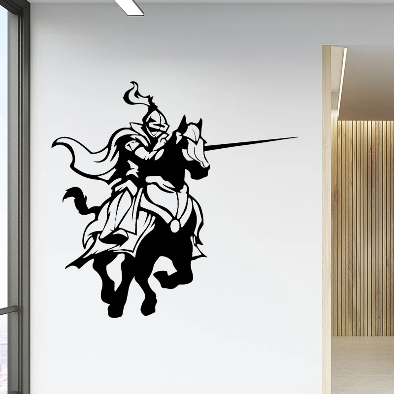 Us 1 28 12 Off Aiyoaiyo Retro Knight Home Decor Vinyl Wall Stickers Children House Background Art Decal In From Us 1 28 12 Off Aiyoaiyo Retro Knight Home Decor Vinyl Wall Stickers Children House Background Art Decal In From