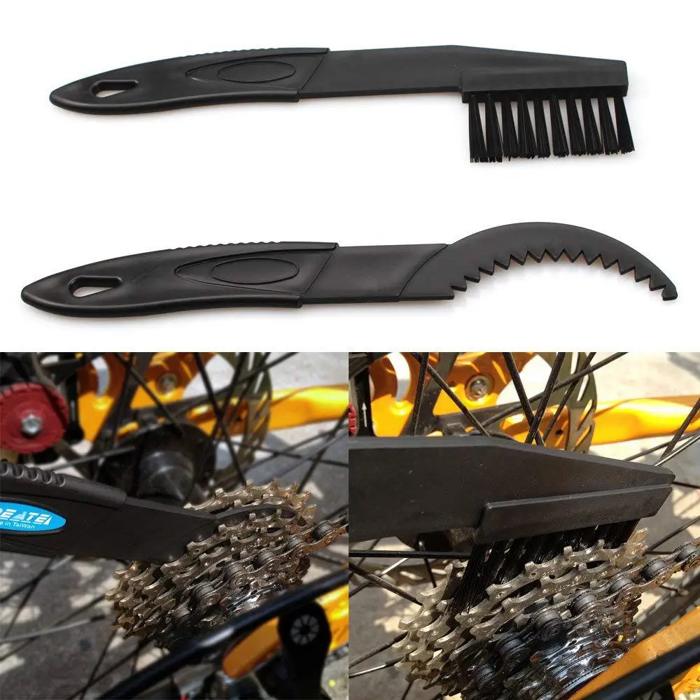 Excellent Bike Chain Cleaning Brush kit Bike Cleaning Tools with Chain Cassette Brush Chain Checker Chain Wear Indicator Tool for Bicycl 3 Excellent Bike Chain Cleaning Brush kit Bike Cleaning Tools with Chain Cassette Brush Chain Checker Chain Wear Indicator Tool for Bicycl 3