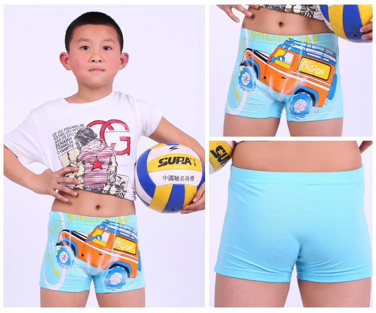 Free Shipping Young Boy Sexy Boxer briefs Kids Boxers Shorts Children