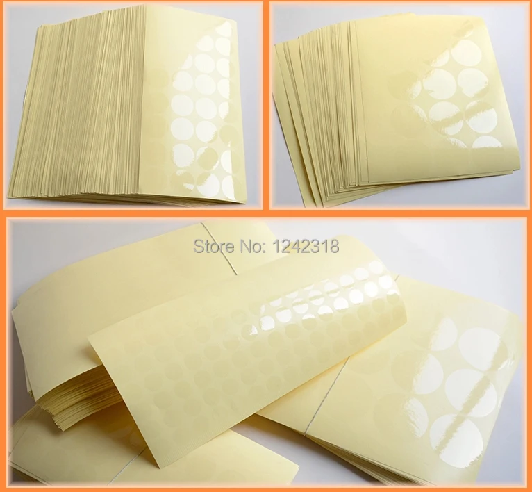 

25mm diameter blank design free shipping round/circle transparent/clear PVC/Vinyl waterproof labels stickers