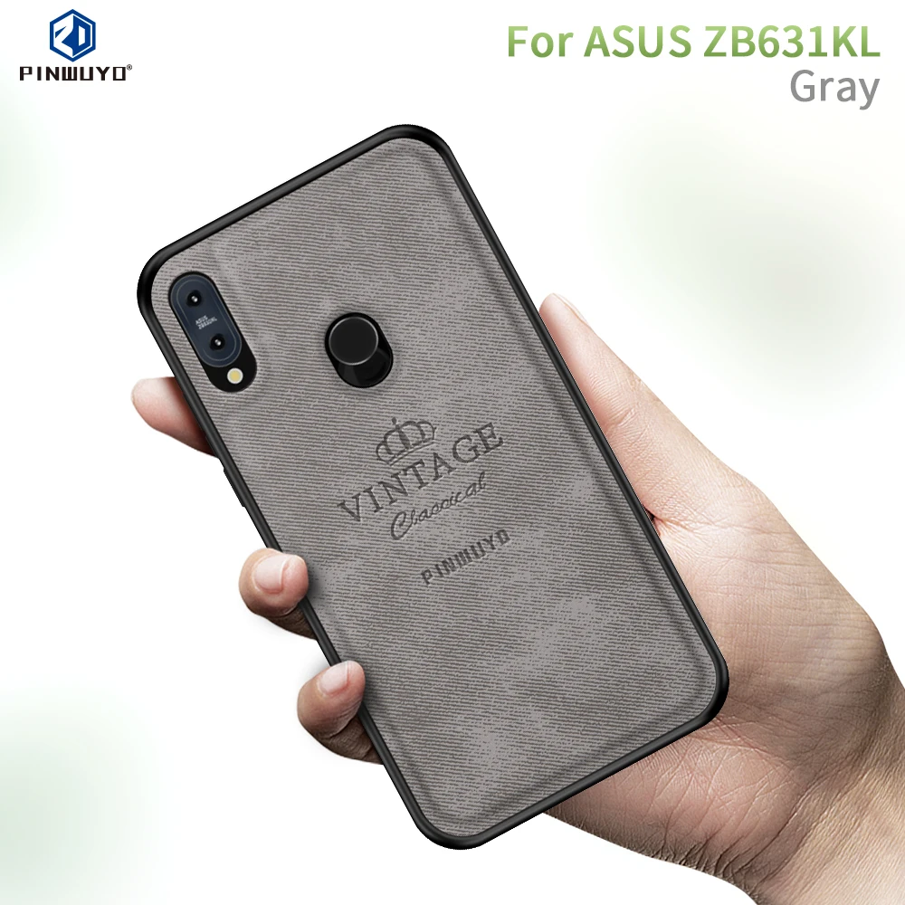 Чехол для Asus Zenfone Max Pro M2 ZB631KL, Винтажный чехол из искусственной кожи, жесткий чехол, чехол s, защитный чехол 6,3''