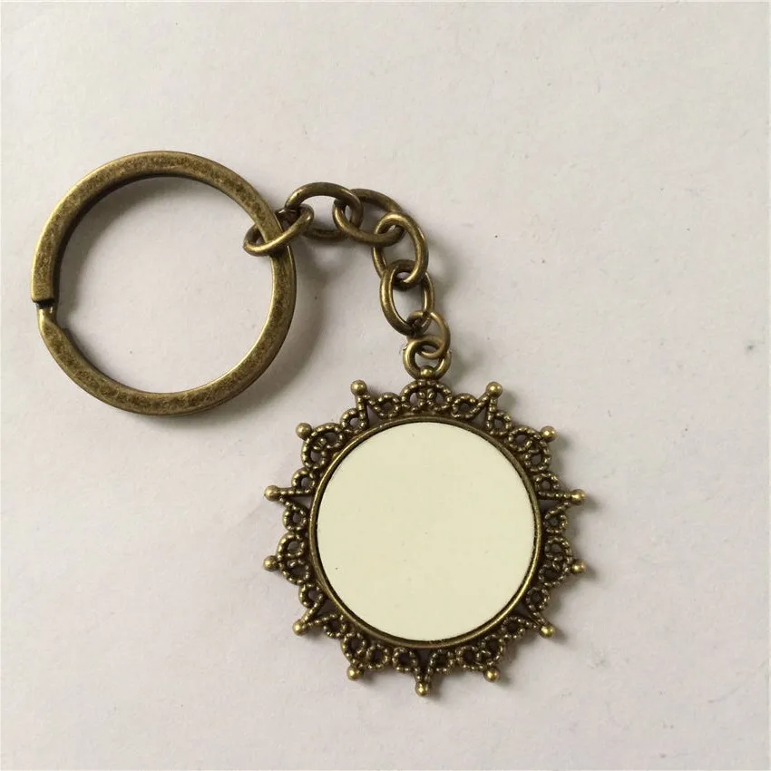 

retro key chain for sublimation vintage custom keychains for thermal transfer printing customize diy jewerly A3572