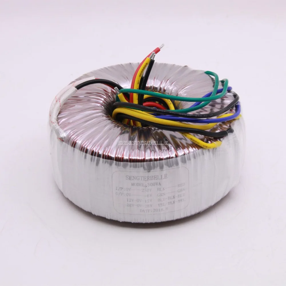 200VA Ultra thin Toroid transformer 0-115V 0-115V TO 24V-0-24V 12V-0-12V 0-6V
