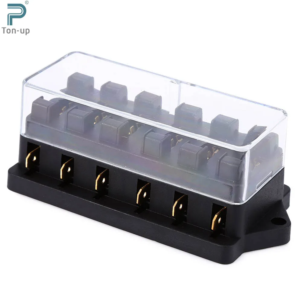 Universal 6 Way Fuse Box Circuit Automotive Car Trailer ... universal fuse box automotive 