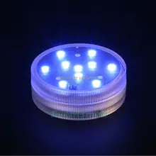 4 шт* Водонепроницаемый светодиодный мини-огни для вечеринки для фонарей кальян Цветочные Мини светодиодный подсветка для свадьбы Centerpiece Стекло украшение для ВАЗ