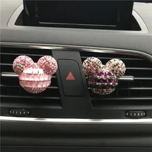 Роскошный автомобильный парфюм Алмазный кондиционер на выходе клип украшение автомобиля освежитель воздуха автомобиля Стайлинг женские духи 100