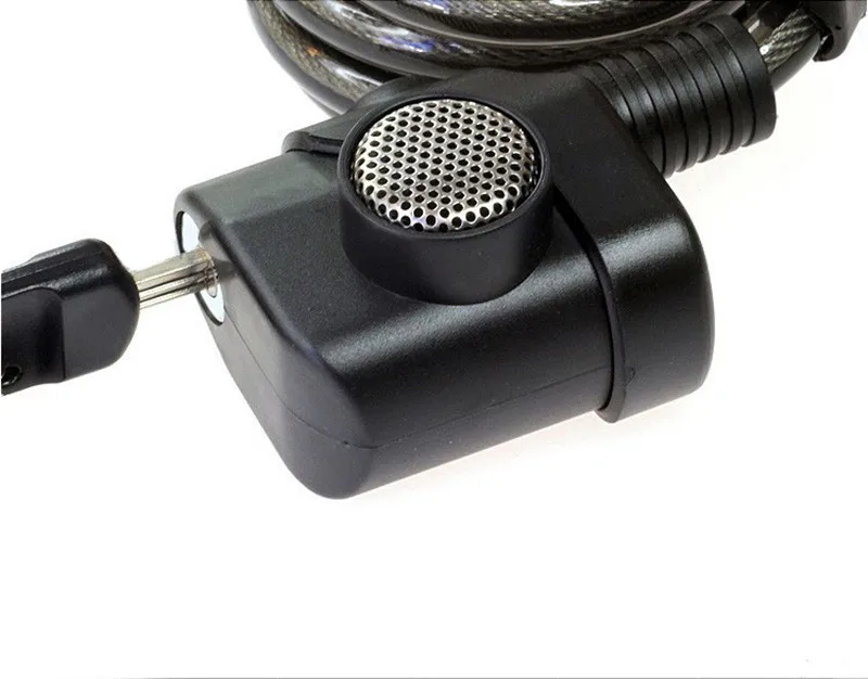 GT Велосипедные замки 110dm шок сдвига Предупреждение Cable lock громко велосипед присоединении горы MTB дорожный Велоспорт Велосипедный Спорт сигнализация блокировка