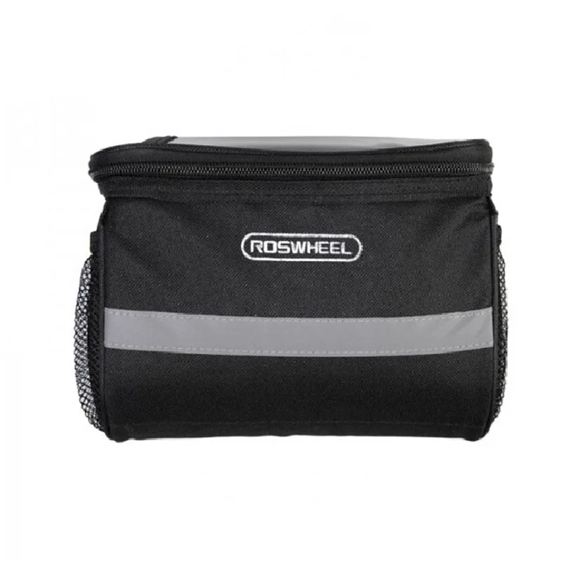 Perfect ROSWHEEL Waterproof Road MTB Bike Bicycle Front Top Frame Handlebar Bag Cycling Pouch For Cellphone Phone 3