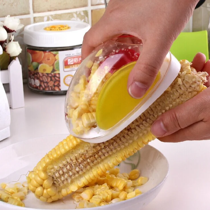 

Hot New Useful Corn Stripper cutter Corn shaver Peeler Cooking tools Kitchen Cob Remover