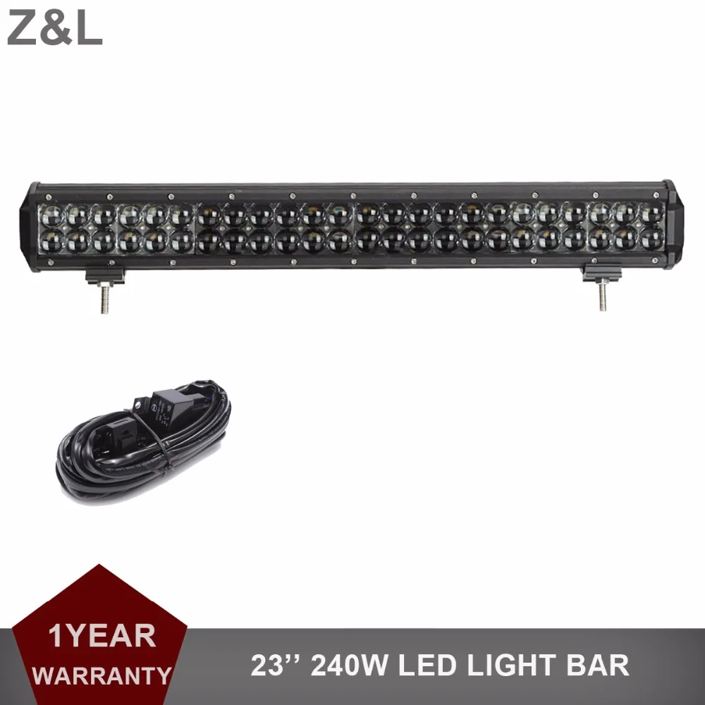 

Z&L 23Inch Offroad LED Light Bar 12V 24V Auto Boat Van Camper ATV SUV Truck Tractor Trailer Wagon 4x4 Indicator Driving Lamp