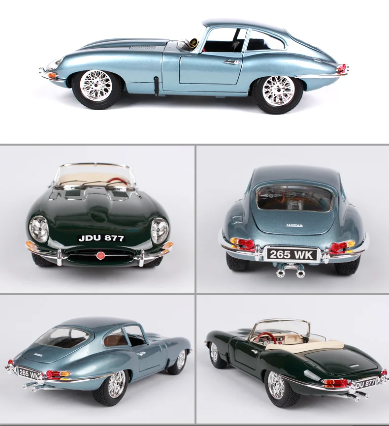 Bburago 1:18 Jaguar E-type Coupe Cabriolet ретро классический автомобиль литая под давлением модель автомобиля игрушка Новинка в коробке 12044