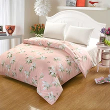 Свежие 1 шт. пододеяльник розовый цветок пододеяльник одеяло/покрывало постельные принадлежности Твин Полный постельные принадлежности домашний текстиль