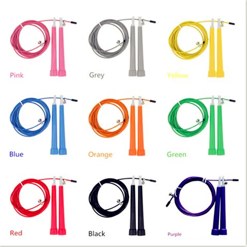 

Jump rope Ultra Speed Original Cable Wire Skipping Skip Adjustable Jump Rope Crossfit skipping rope 1pcs free shipping