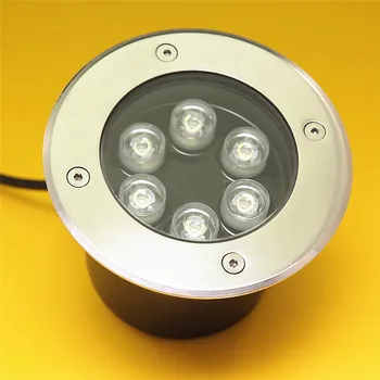 

Factory Direct Sale 6W LED Underground Light IP65 Buried Recessed Flood Waterproof Outdoor Lamp DC12V / AC85-265V Free Shipping