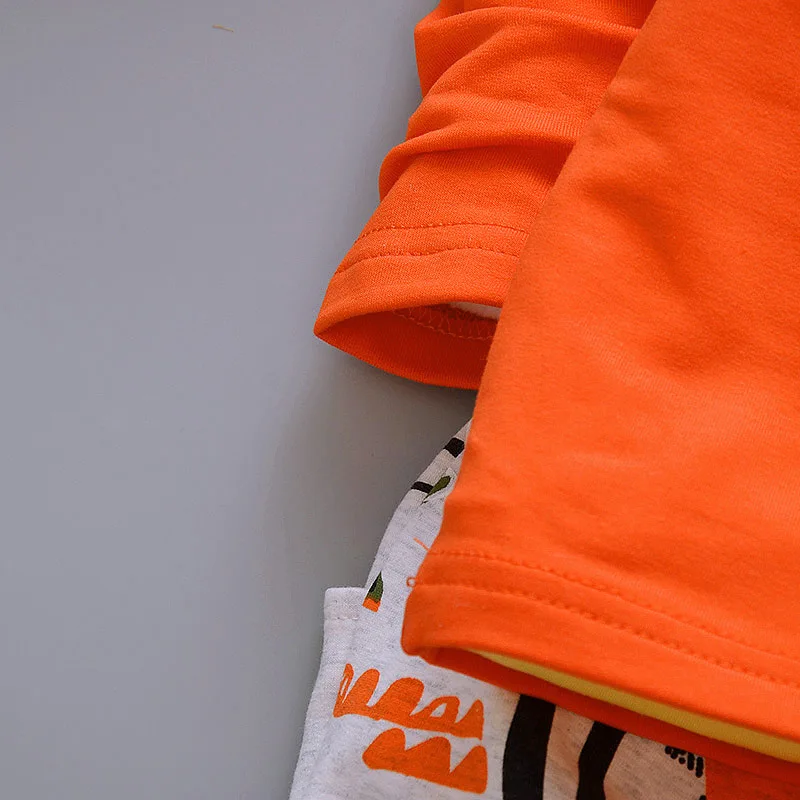 Neon Color Dino Track Suit 3 Pcs Set