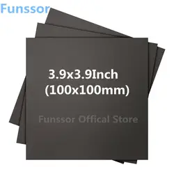 Funssor 5 шт. * 3D принтеры репликатора 5th Gen мини сборки печати surfaceTape простыни 3,9x3,9 дюймов (100x100 мм)