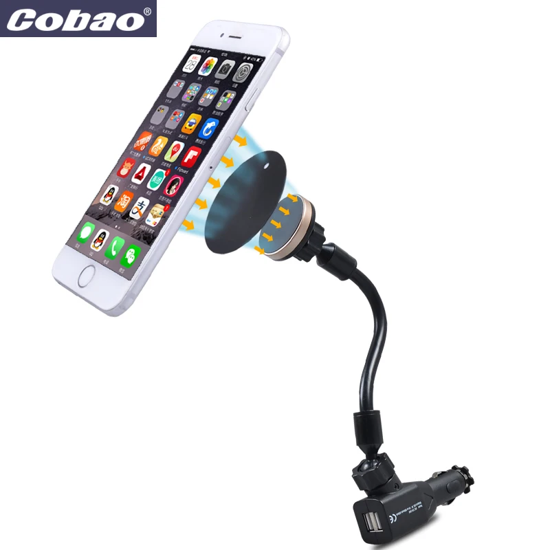 Cobao магнитный держатель для смартфона зарядное устройство 5V 1A Универсальный 360