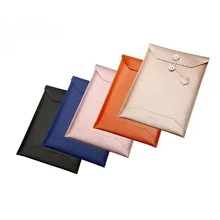 Кожаная сумка-конверт для ноутбука 11,6 12 13,3 15,4 дюймов, водонепроницаемая сумка для ноутбука, чехол для macbook air 13 15 чехол SY002