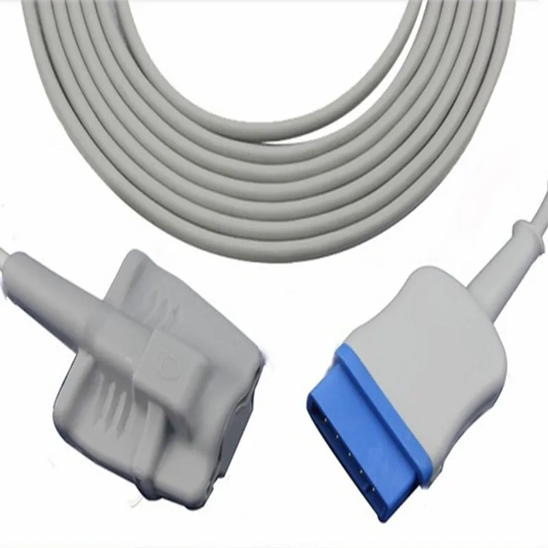 Совместим с GE Marquette (Masimo Module)Dash2000 11Pin взрослый силиконовый Датчик Spo2 Оксиметрия