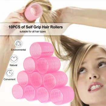 Preise Neue Haar Rollen Selbst Grip Salon Friseur Curlers DIY Curling Werkzeug 10 Packs Haar Curcles Für Den Heimgebrauch DIY